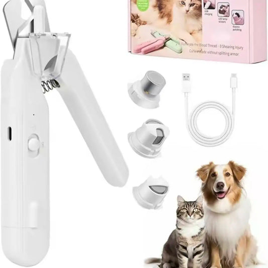 2-In-1 Pet Nail Clipper and Grinder (Rechargeable)