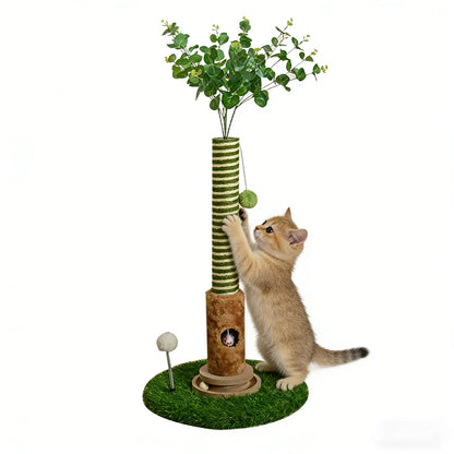 Interactive Scratching Tree with Hanging Ball & Mouse 