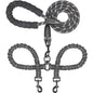  Dual 360 Swivel No Tangle Pet Leash Shock Absorbing Bungee 