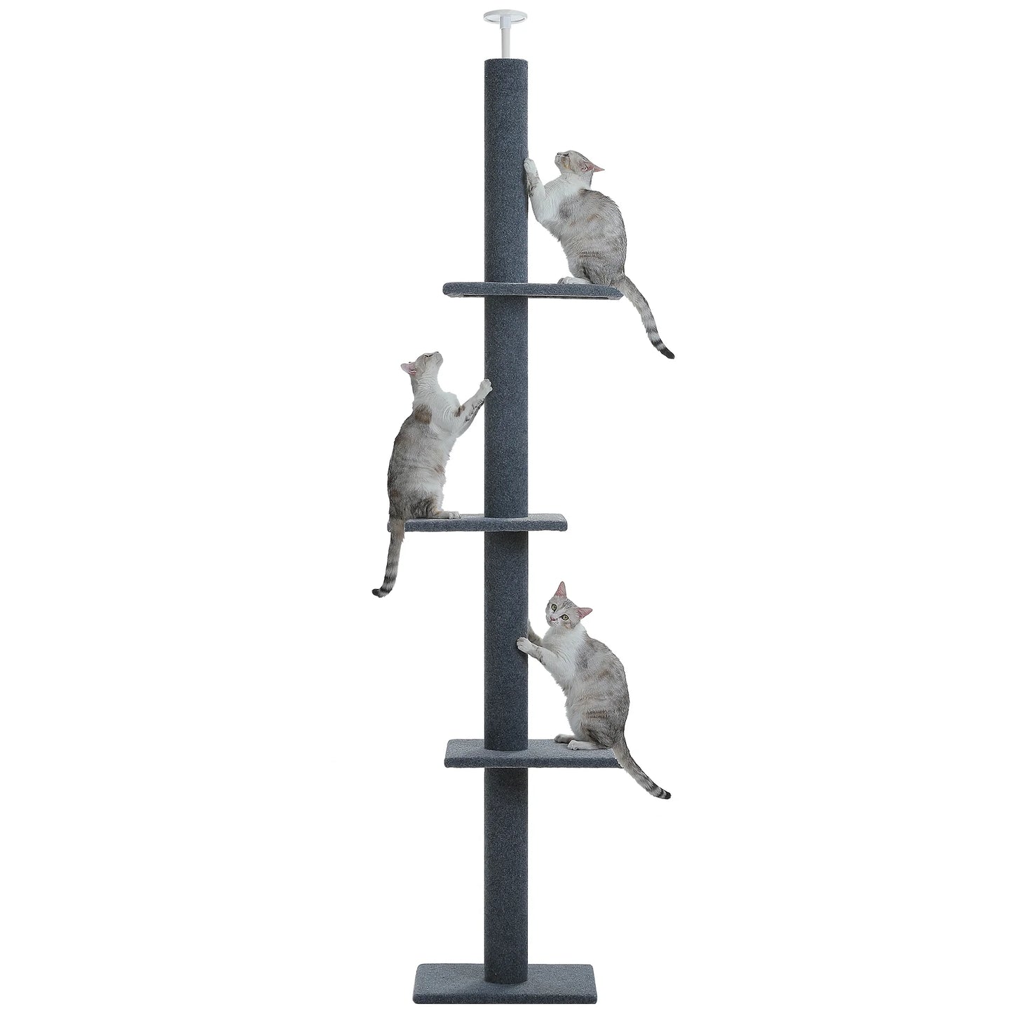 Tall Adjustable 4 Tier Tree Tower for Cat Climbing 
