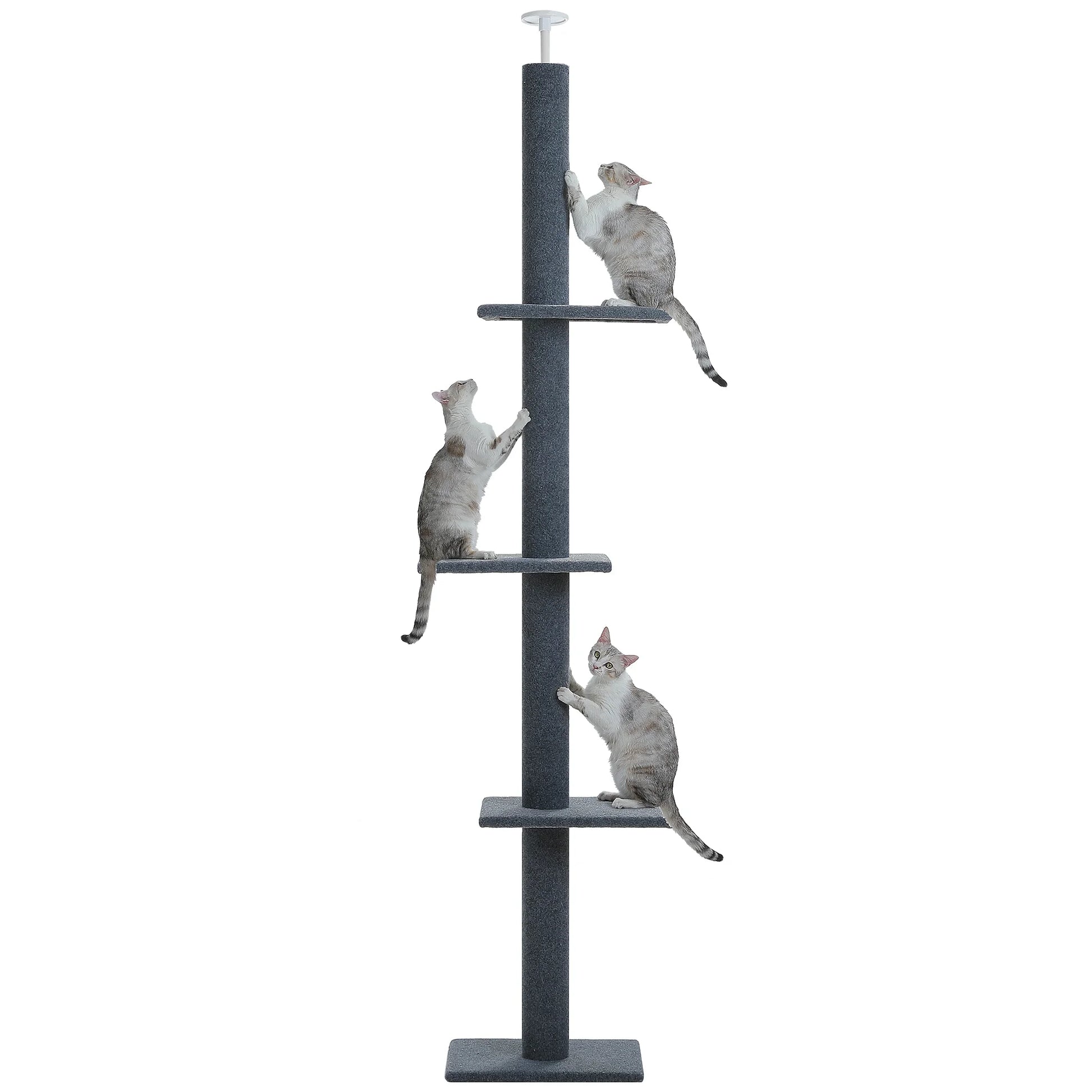 Tall Adjustable 4 Tier Tree Tower for Cat Climbing 