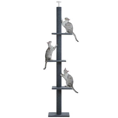 Tall Adjustable 4 Tier Tree Tower for Cat Climbing 