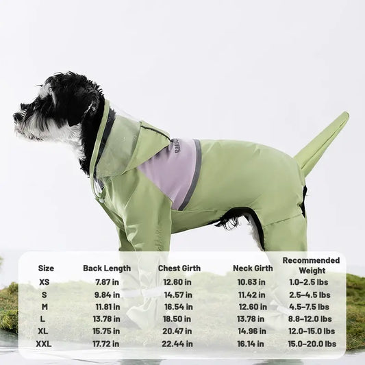 Full Body Pet Raincoat