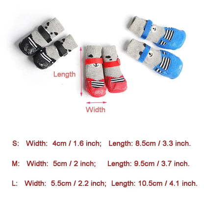 Pet Sock Shoes Waterproof Anti-Slip