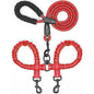 Dual 360 Swivel No Tangle Pet Leash Shock Absorbing Bungee 