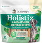 Dental Chews for Dogs Teeth Cleaning & Fresh Breath Treats Sweet Potato Mint Flavor (24 Sticks)