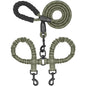  Dual 360 Swivel No Tangle Pet Leash Shock Absorbing Bungee 
