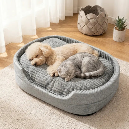 Orthopedic Pet Bed with Non-Slip Bottom (Washable)