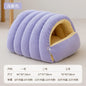 Semi-Enclosed Plush Fabric Nest for Pets 