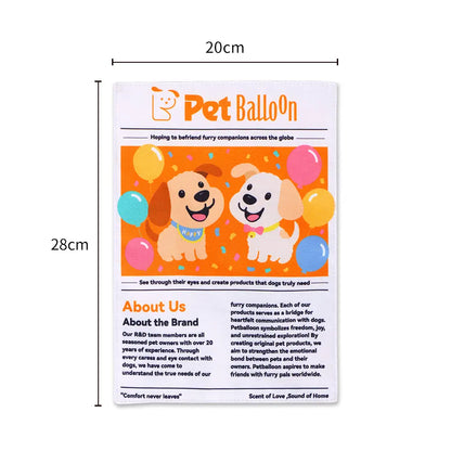 Durable Crinkle Chew Newspaper for Pets (Washable)