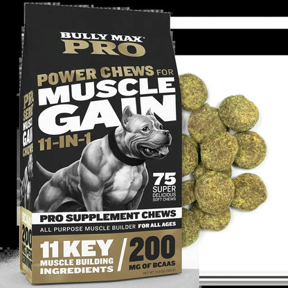 Bully Max Pro 11-In-1 Muscle Gain Power Chews - 75 Chews