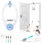 Automatic Electric Flying Interactive Bird Feather Wand Toy for Pets
