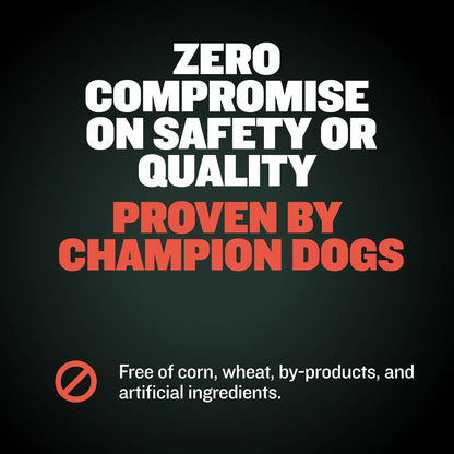 Bully Max 30/20 High Protein Beef Dog Food 15 Lbs - High Performance Filler-Free Formula - Supports Muscle Gain & Health - 530 Calories per Cup - No Corn, Wheat, or By-Products