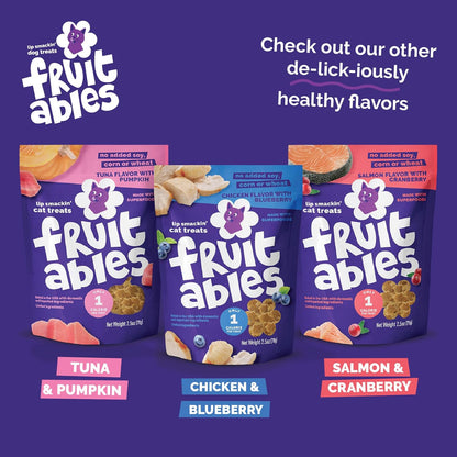 Healthy Treats for Cats Crunchy Biscuits Made with Real Tuna and Pumpkin (2.5Oz)