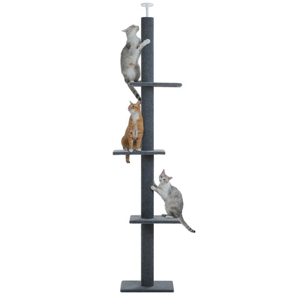 Tall Adjustable 4 Tier Tree Tower for Cat Climbing 