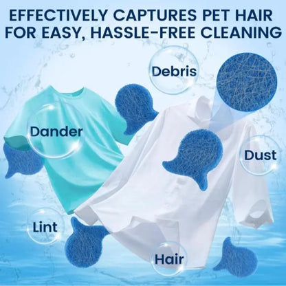 Pet Hair Remover Laundry Balls Reusable Fur & Lint Catcher for Washer and Dryer (6 Pack)