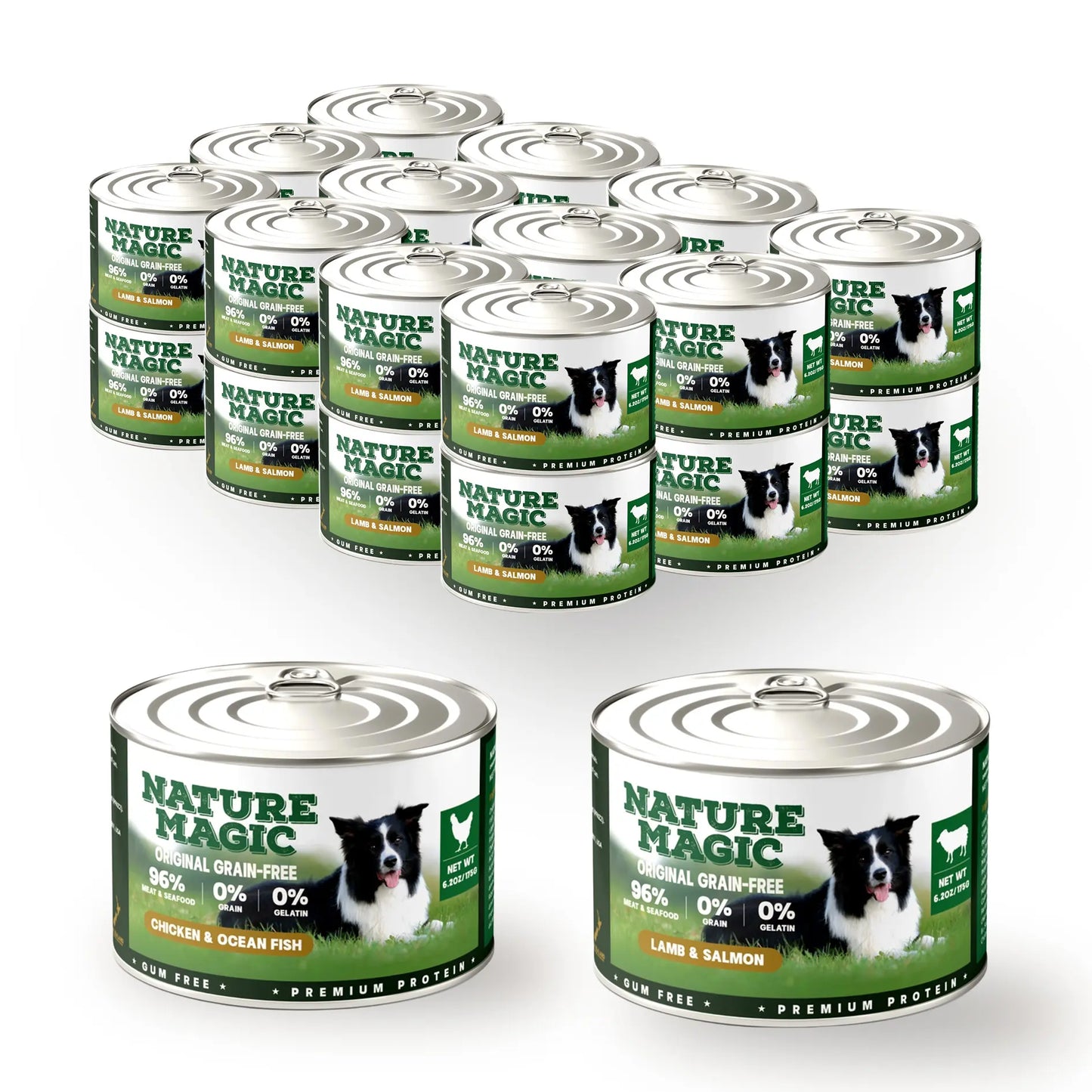 Lamb & Salmon Grain-Free Wet Dog Food 