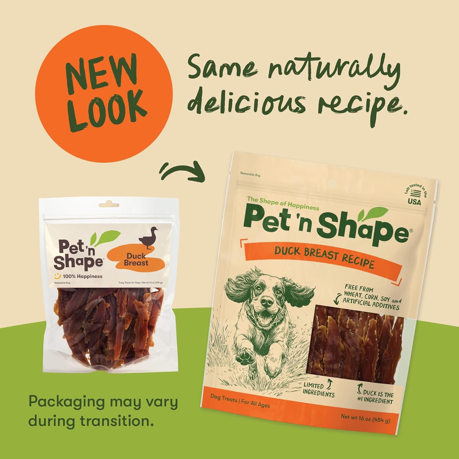 Duck Breast Jerky Dog Treats - 16 oz