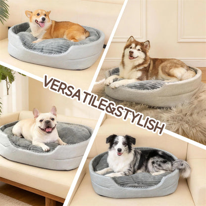 Orthopedic Pet Bed with Non-Slip Bottom (Washable)