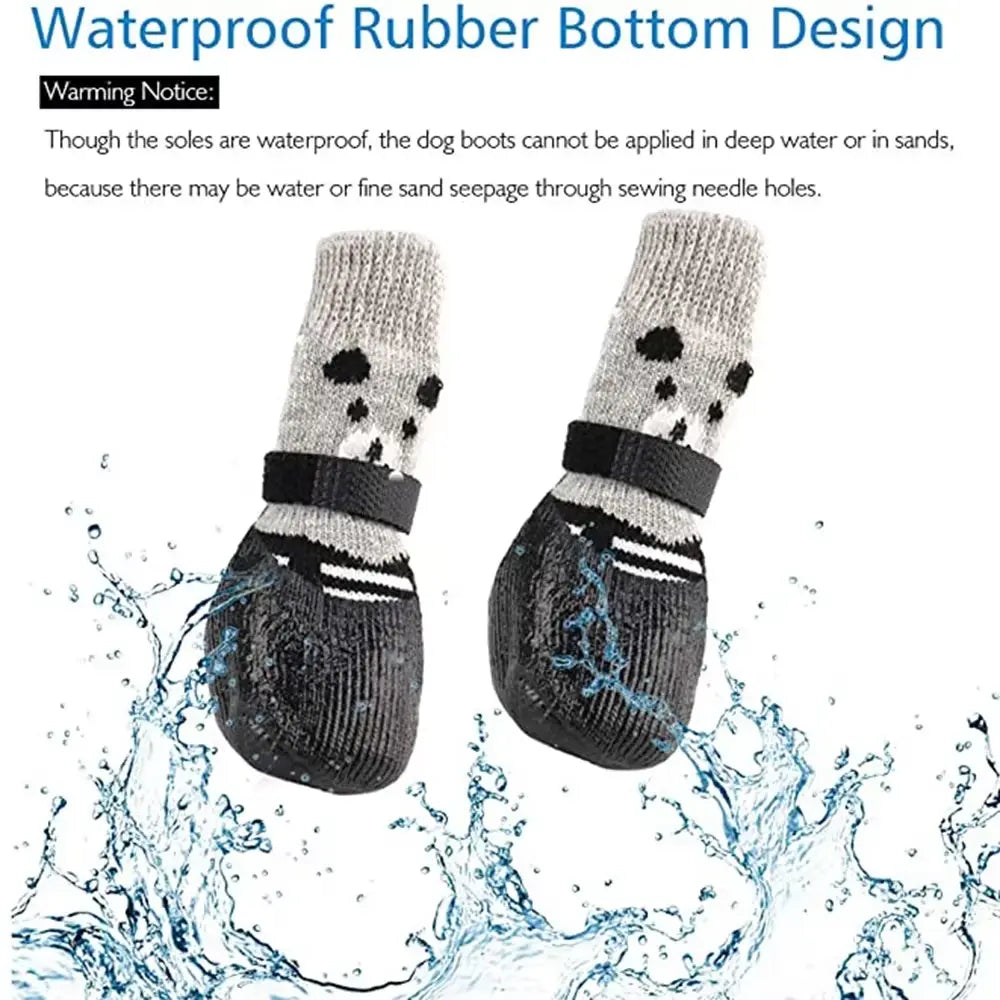 Pet Sock Shoes Waterproof Anti-Slip