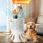 Air Purifiers for Home Pets, 3-In-1 Washable HEPA Filter, Dual-Sided Filter with 200G Activated Carbon, Allergen Relief & Odor Removal
