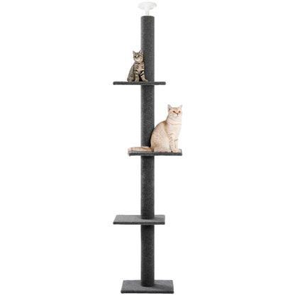 Tall Adjustable 4 Tier Tree Tower for Cat Climbing 