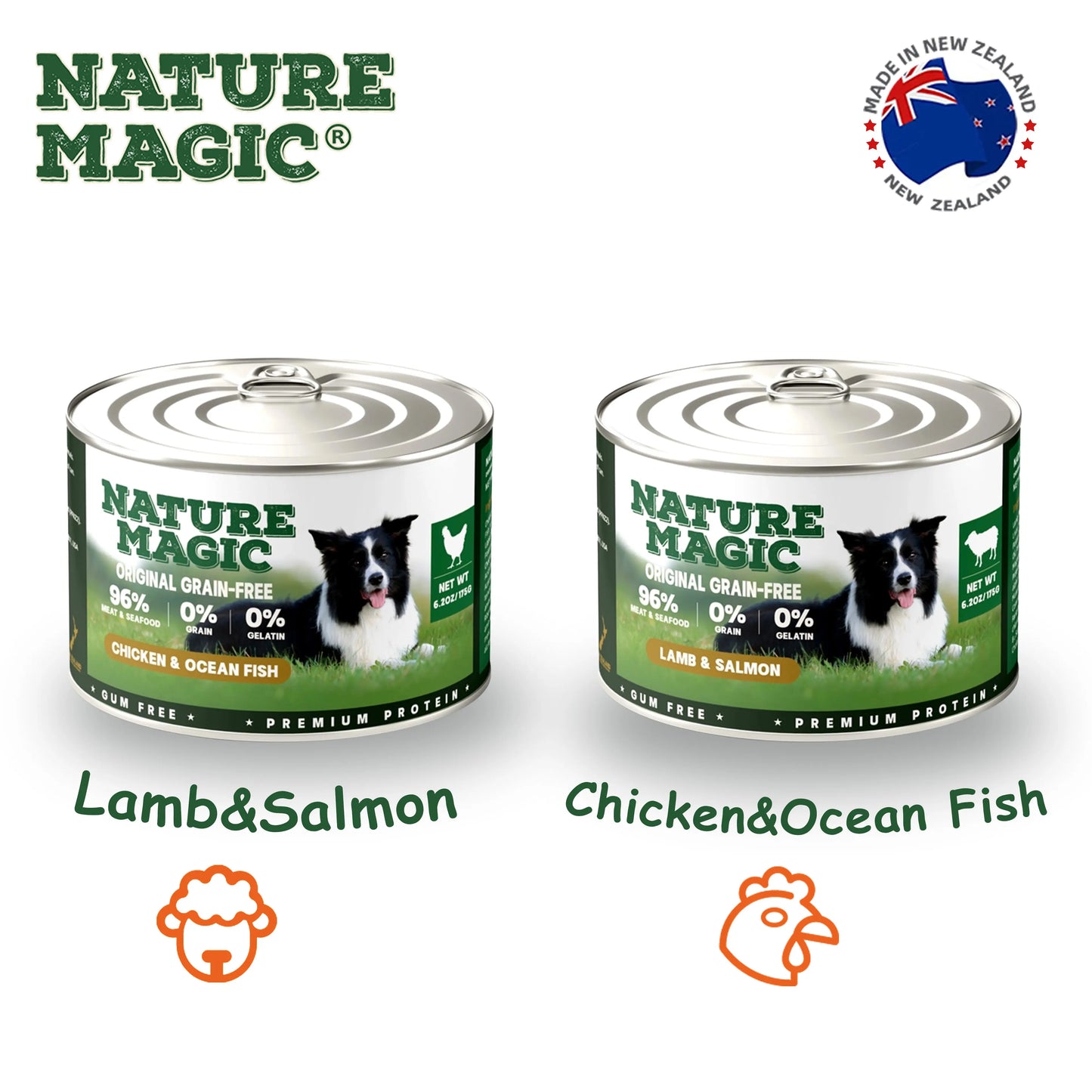 Lamb & Salmon Grain-Free Wet Dog Food 
