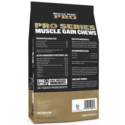 Bully Max Pro 11-In-1 Muscle Gain Power Chews - 75 Chews