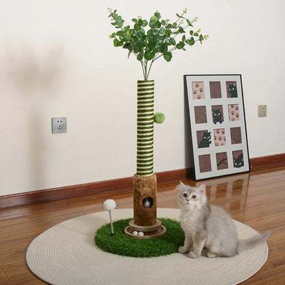 Interactive Scratching Tree with Hanging Ball & Mouse 