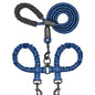  Dual 360 Swivel No Tangle Pet Leash Shock Absorbing Bungee 